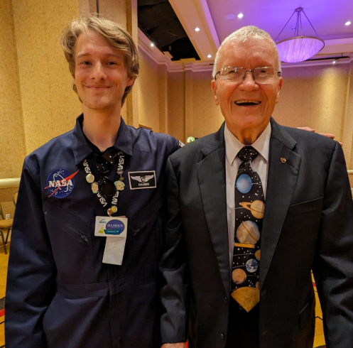 Meeting Apollo 13 Lunar Module Pilot Fred Haise